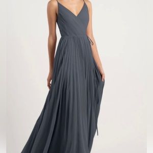 Jenny Yoo Kiwi gown in Storm, size 10
